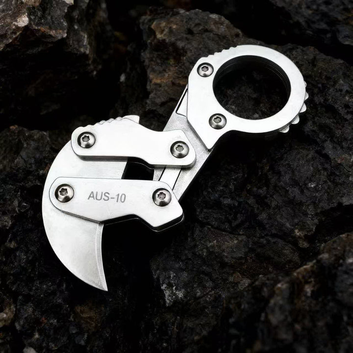Coltello pieghevole tattico tascabile a forma di artiglio, strumento EDC (Everyday Carry). - image 3