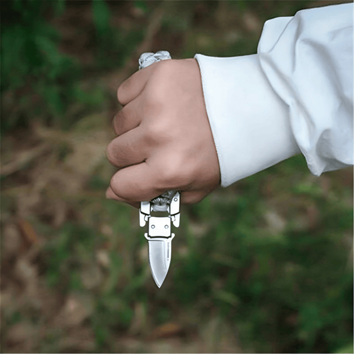 Braccialetto di sopravvivenza in paracord con coltello nascosto per soccorso d'emergenza - image 11