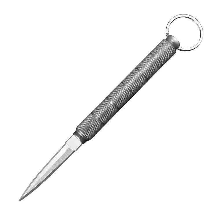 Coltello tattico a penna con lama nascosta e rompivetro - Strumento EDC - Argento - image 8