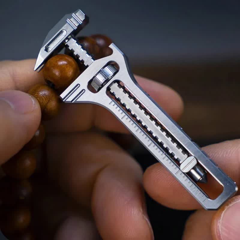 Mini chiave inglese regolabile 4 in 1, multiutensile EDC - image 7