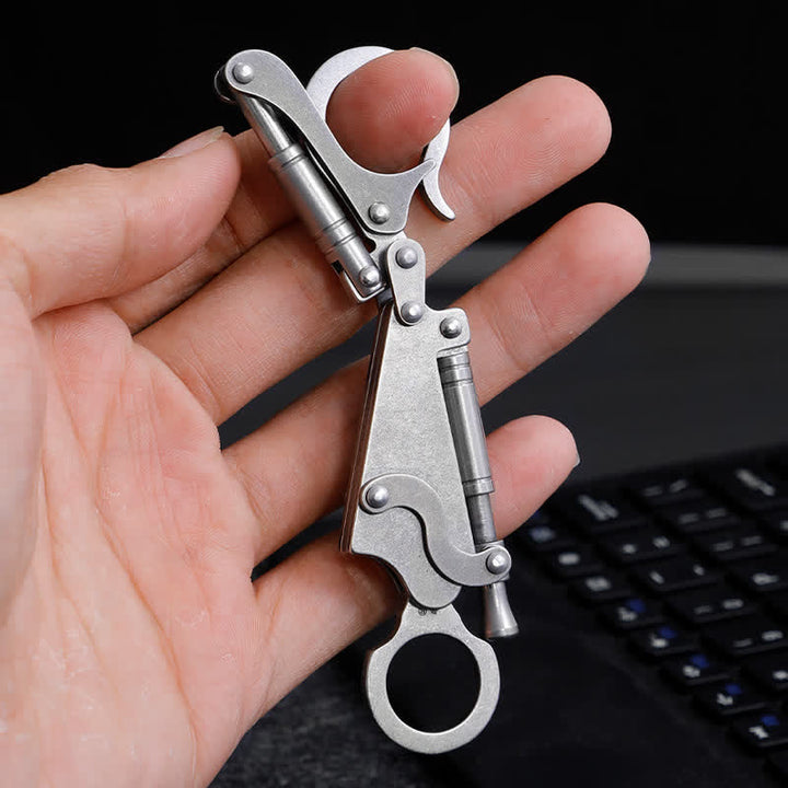 Coltello ultraportatile con lama rimovibile, strumento EDC da portachiavi - image 3