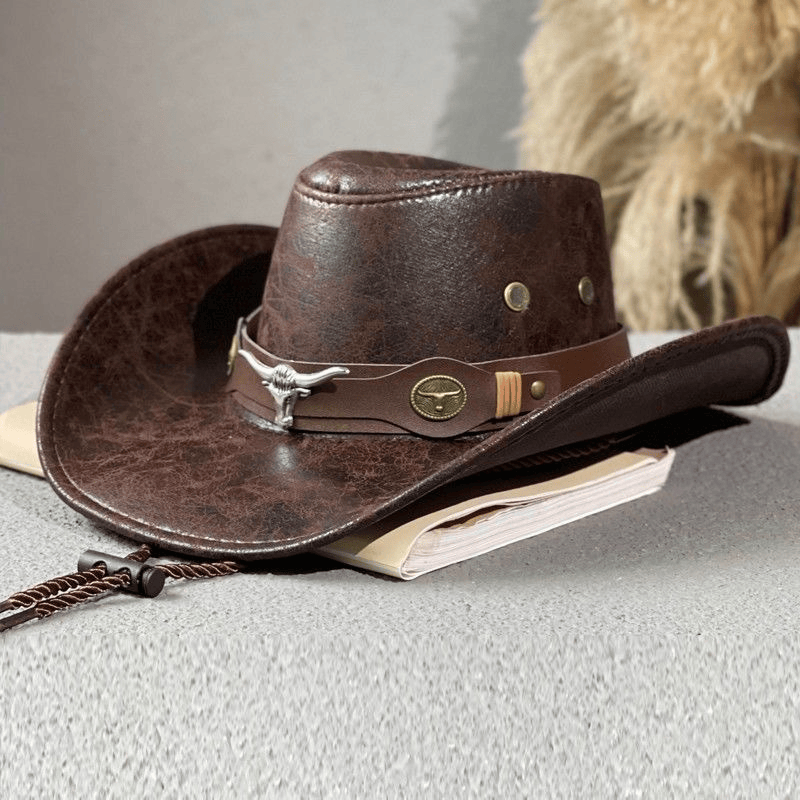 Cappello da sole da cowboy vintage in stile americano per esterni - image 0