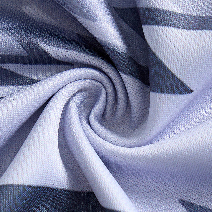 Polo casual da uomo a maniche corte con stampa geometrica - image 29