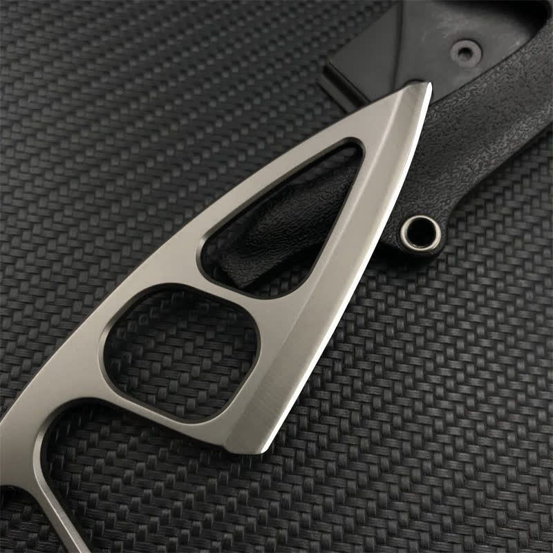 Coltello ultraleggero con design scheletrato, strumento EDC con fodero - image 4