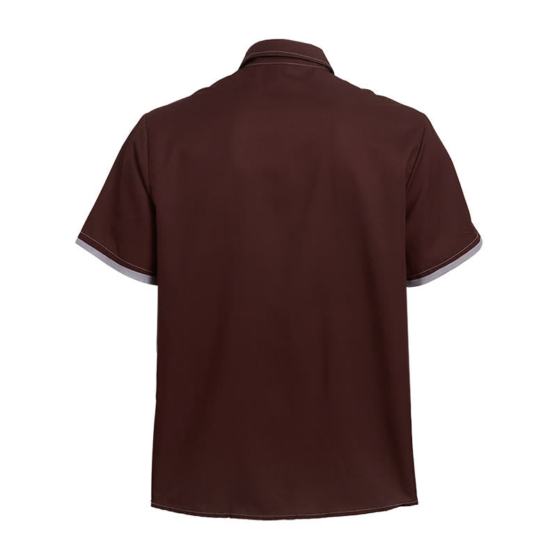 Camicia da uomo a maniche corte con stampa di stivali da cowboy in stile retrò western. - image 10