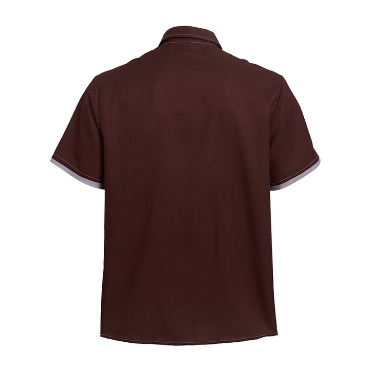 Camicia da uomo a maniche corte con stampa di stivali da cowboy in stile retrò western. - image 10