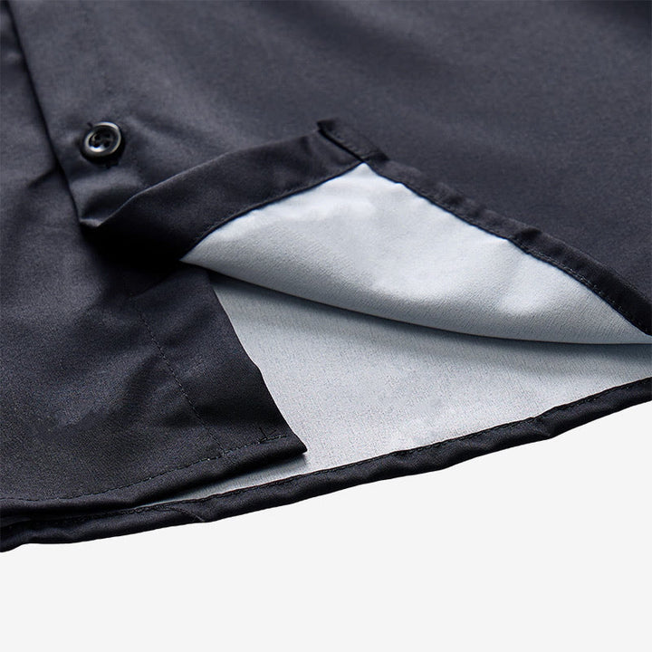 Camicia da uomo a maniche corte con stampa di testa di capra in stile western - image 8