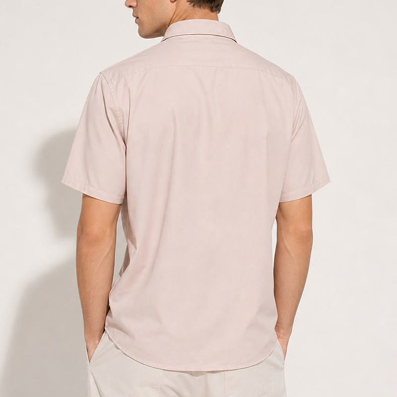 Camicia da uomo a maniche corte, casual e ampia, con stampa di cavalli in stile western. - image 3