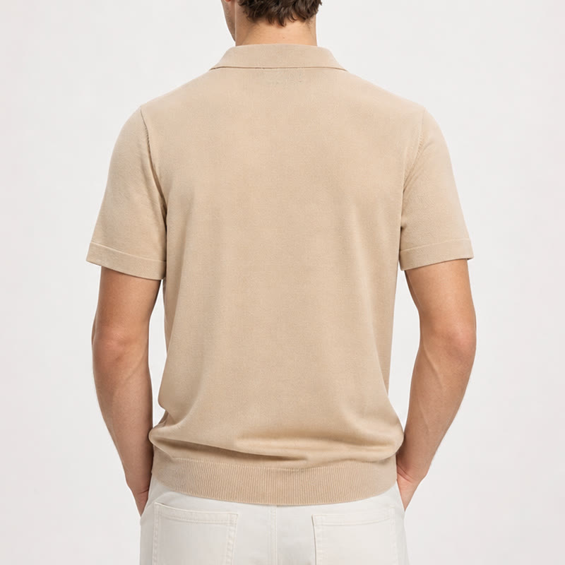 Polo da uomo a righe verticali, casual, per tutti i giorni. - image 3