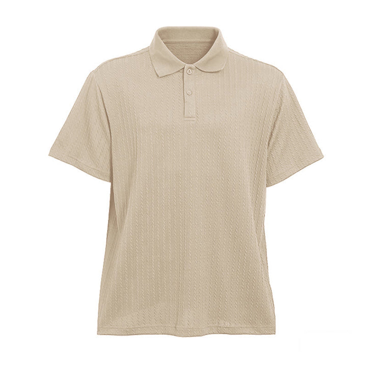 Polo da uomo in maglia traspirante e testurizzata, vestibilità comoda e casual. - image 19