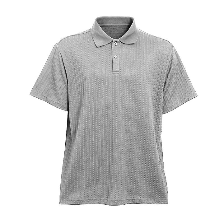 Polo da uomo in maglia traspirante e testurizzata, vestibilità comoda e casual. - image 18