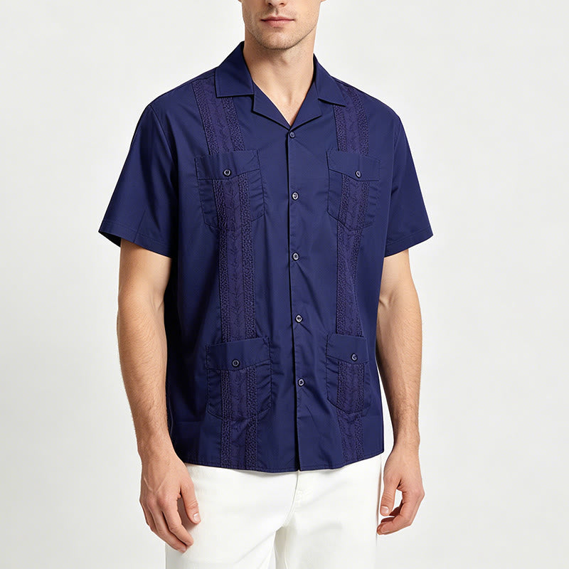 Camicia casual moderna con ricami d'ispirazione cubana - image 8