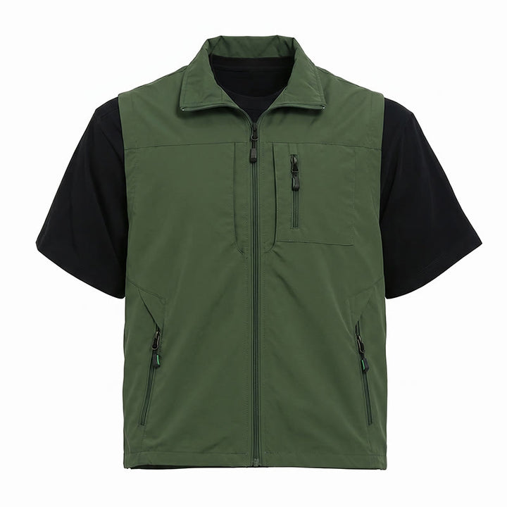 Gilet da uomo leggero ad asciugatura rapida per pesca e attività all'aperto. - image 10