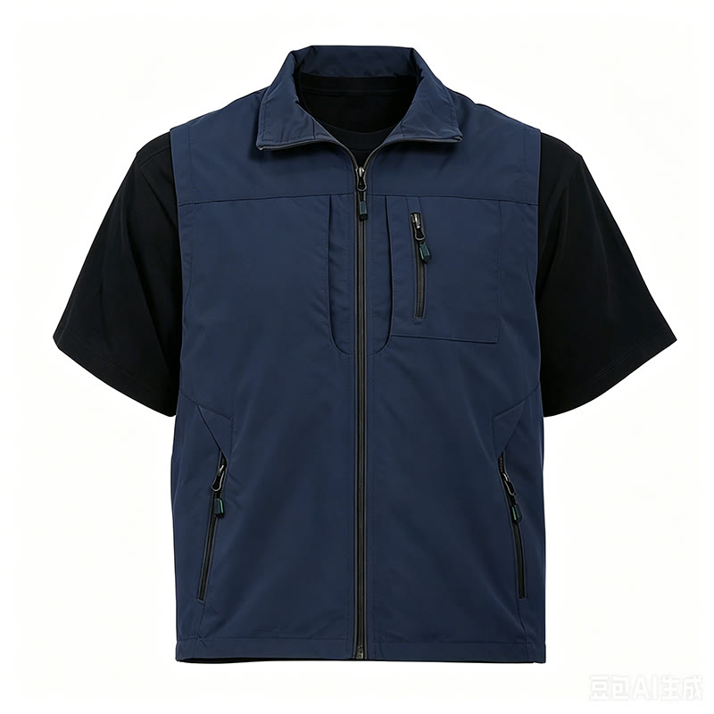 Gilet da uomo leggero ad asciugatura rapida per pesca e attività all'aperto. - image 11
