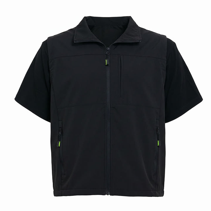 Gilet da uomo minimalista, multitasche e leggero per attività all'aperto. - image 13