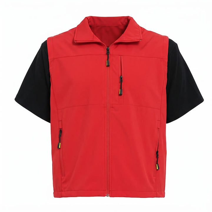 Gilet da uomo minimalista, multitasche e leggero per attività all'aperto. - image 10