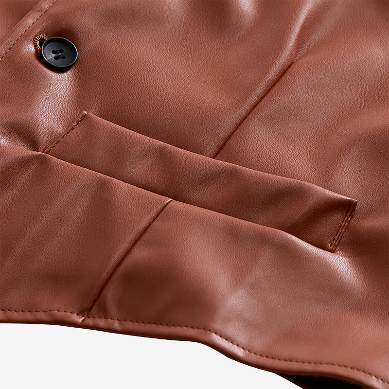 Gilet da uomo in pelle dallo stile western intramontabile. - image 8