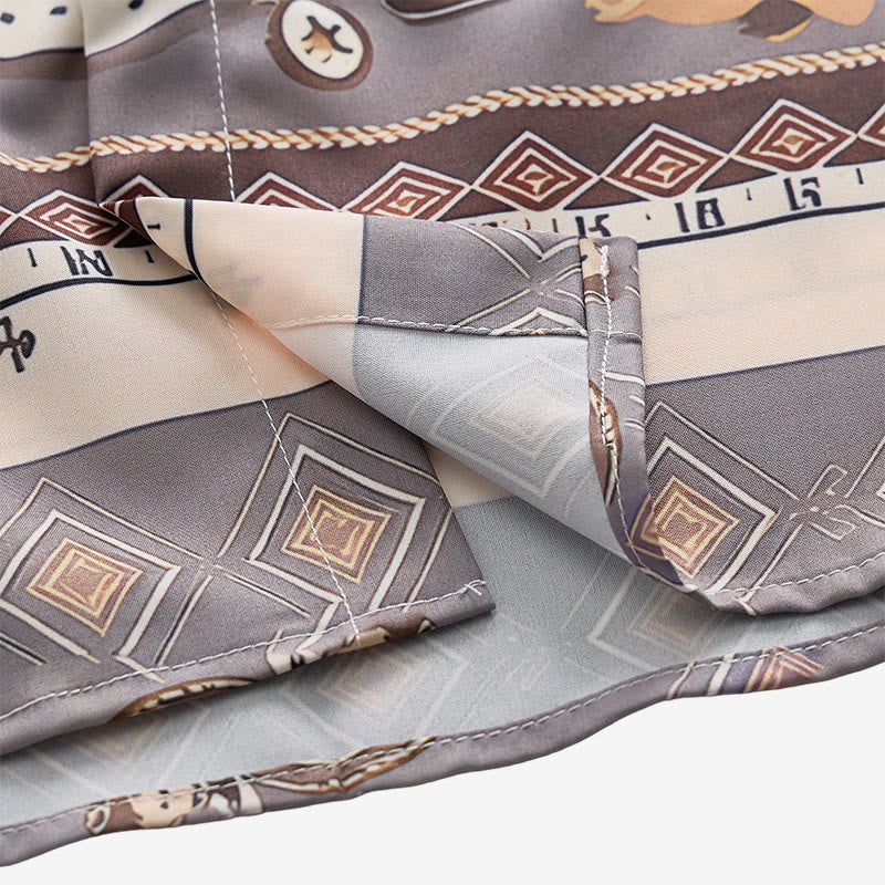 Camicia da uomo con motivo western da cavaliere del deserto e tribale - image 7