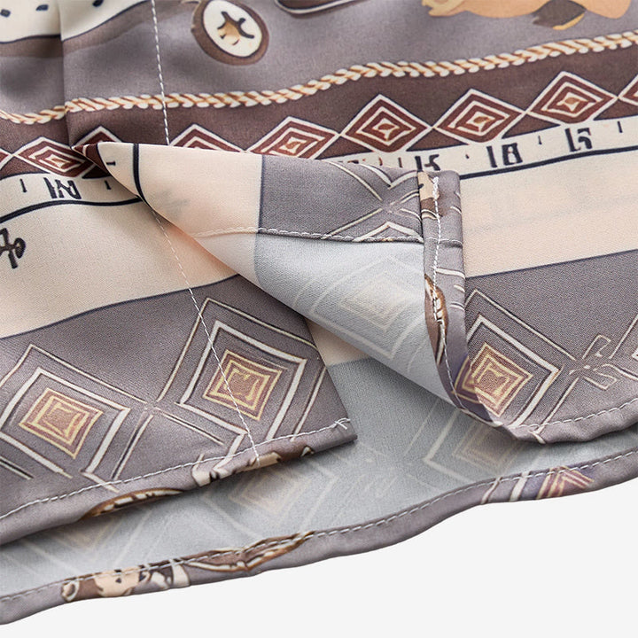 Camicia da uomo con motivo western da cavaliere del deserto e tribale - image 7