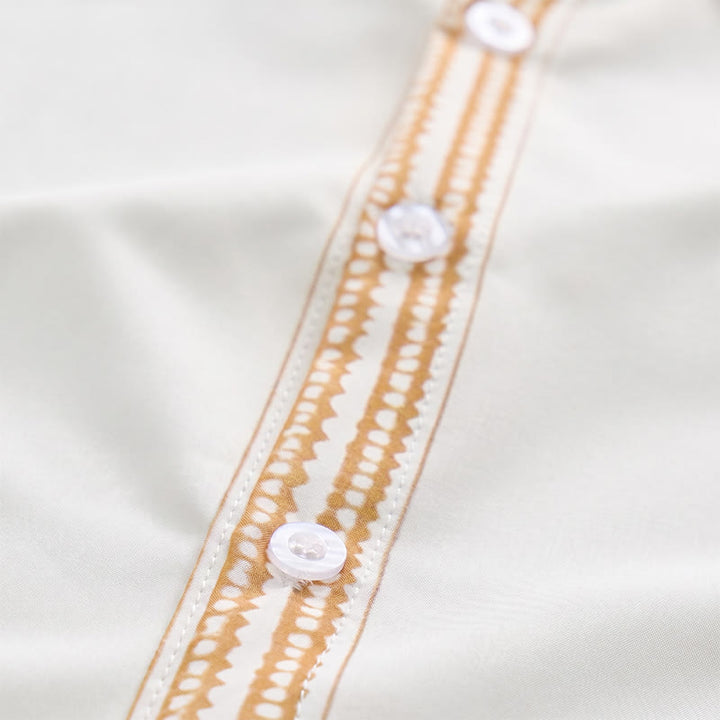 Camicia da uomo moderna con stampa floreale barocca e finiture in stile barocco. - image 5