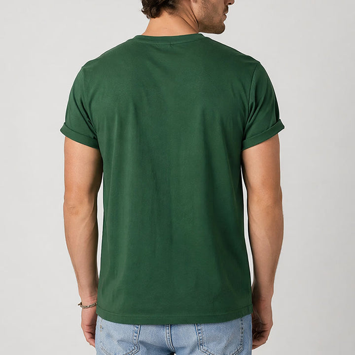 Maglietta western con silhouette di bufalo al tramonto, stile selvaggio e libero - image 3
