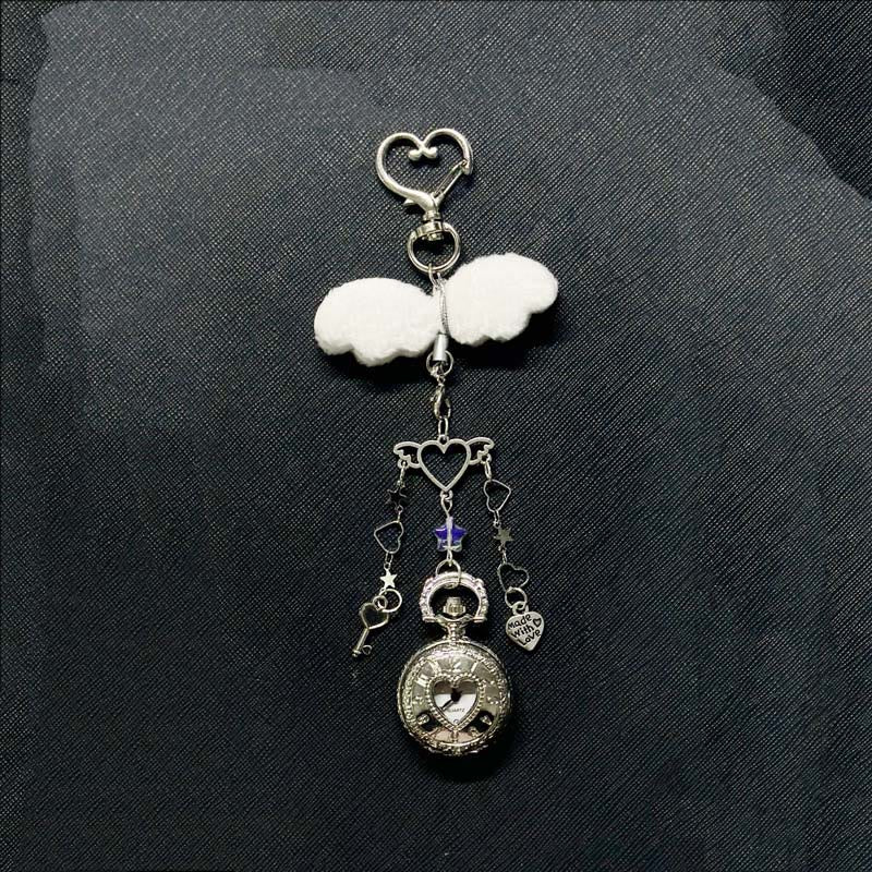 Orologio da tasca cavo con ciondoli, ornamento decorativo alla moda, stile coquette - Stile n. 16 - image 21