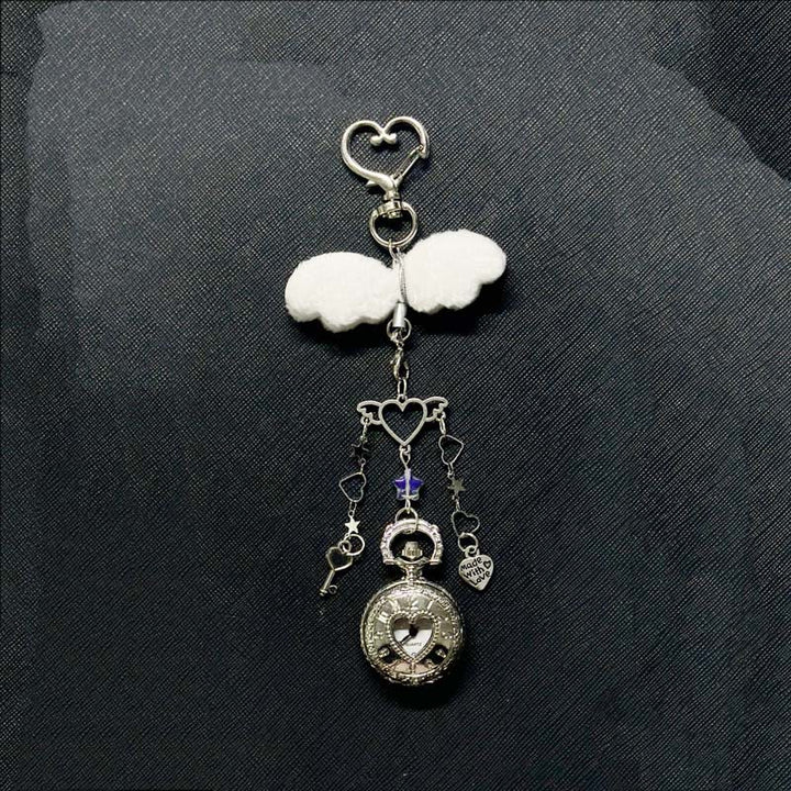 Orologio da tasca cavo con ciondoli, ornamento decorativo alla moda, stile coquette - Stile n. 16 - image 21
