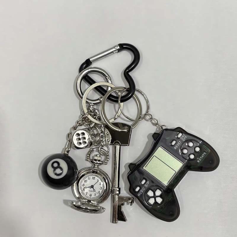 Orologio da tasca cavo con ciondoli, ornamento decorativo alla moda, stile coquette - Stile n. 13 - image 18