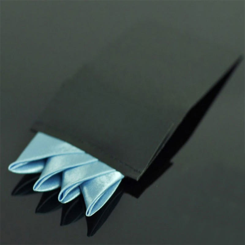 Inserto per carte da tasca pre-piegato con corona a quattro punte - Azzurro chiaro - image 2
