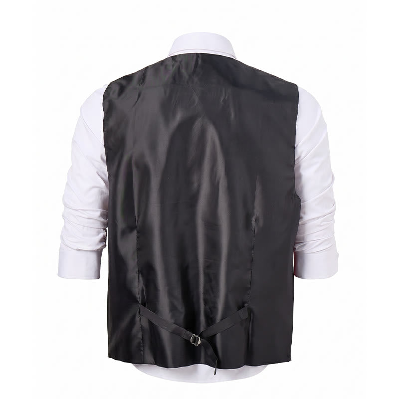Gilet da uomo versatile con motivo paisley, set completo 3 in 1 con gilet - image 16