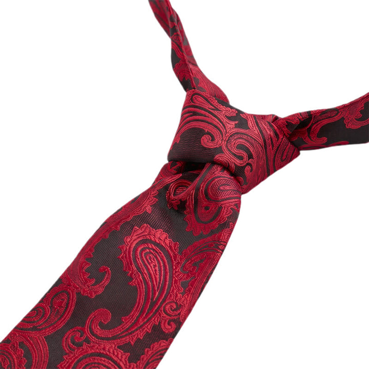 Gilet da uomo versatile con motivo paisley, set completo 4 in 1 - image 8