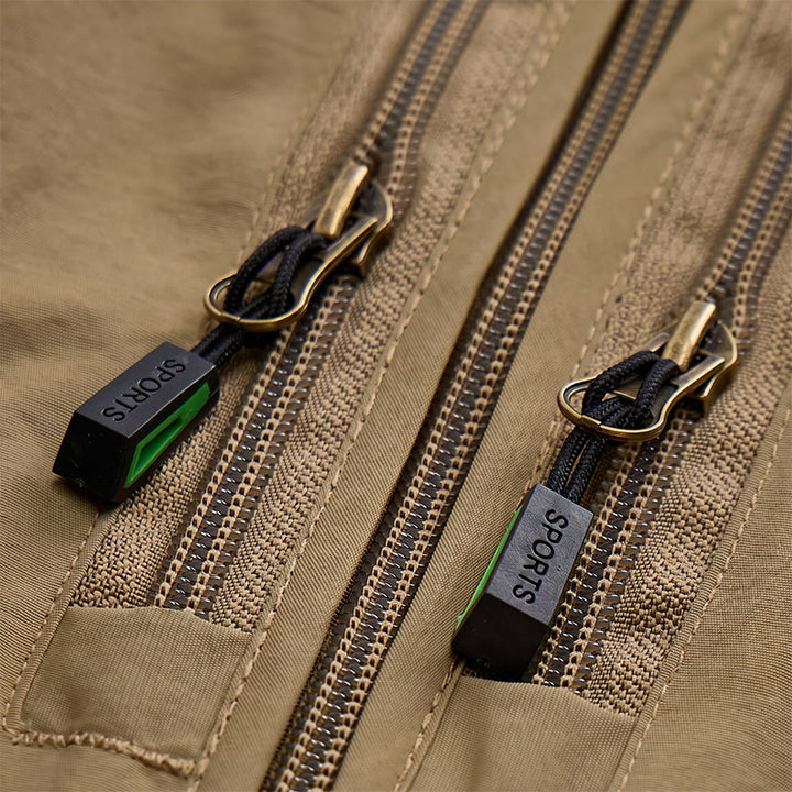 Gilet da pesca multiuso leggero con fodera in rete e tasche multiple. - image 9
