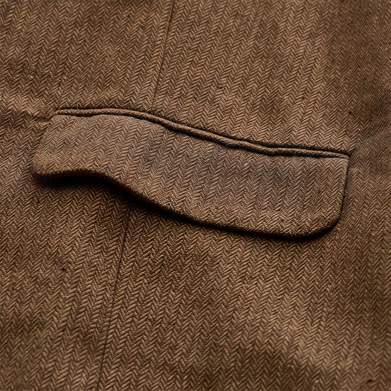 Gilet da uomo in tessuto a spina di pesce, spesso e casual, in stile britannico. - image 20