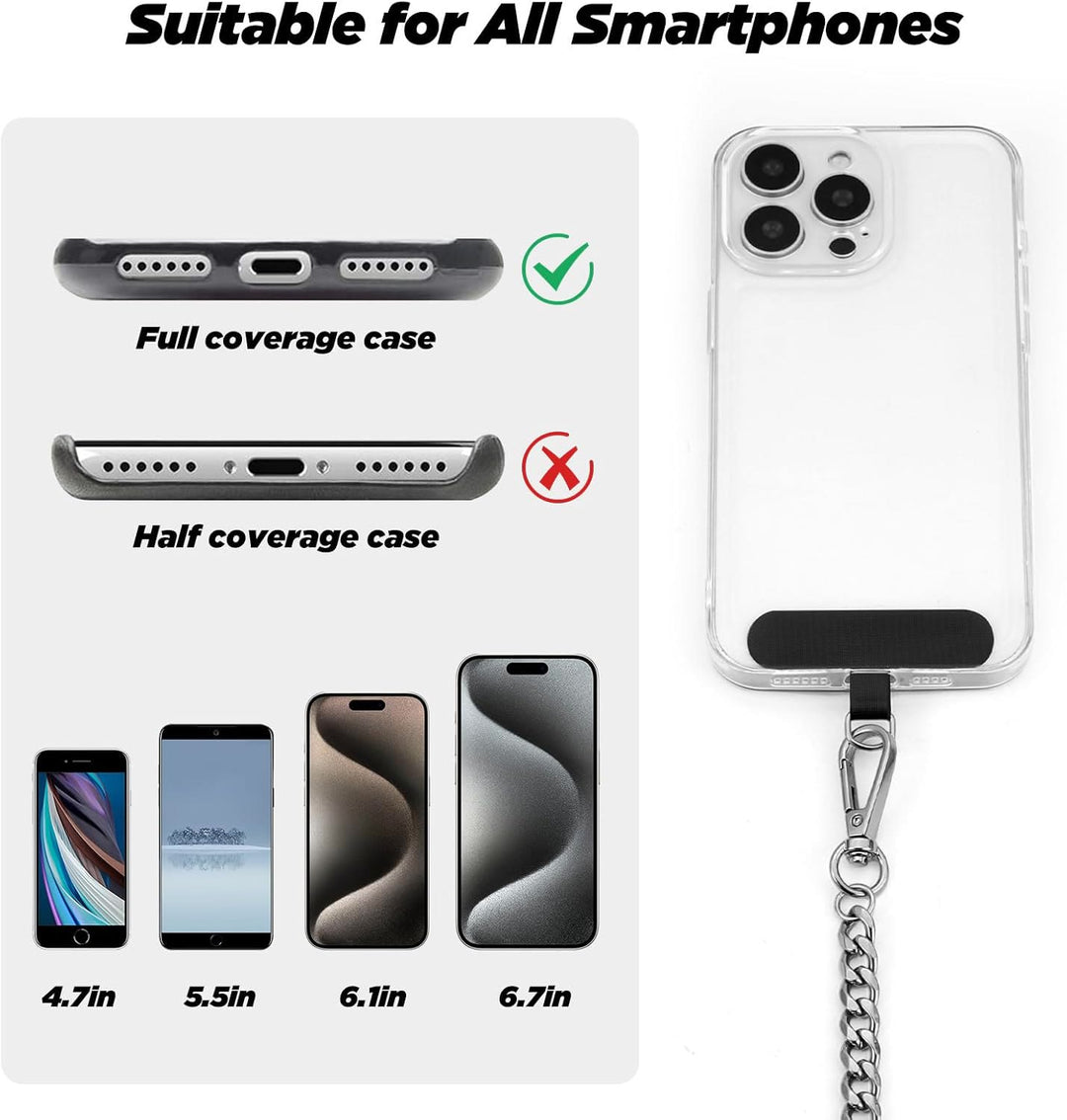 Catena antifurto resistente per cellulare con 2 patch per telefono incluse. - image 6
