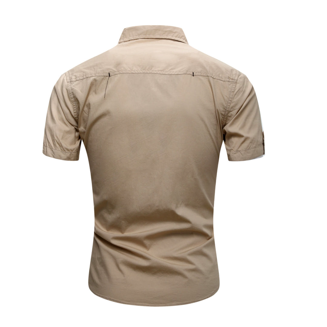 Camicia da lavoro da uomo in stile militare moderno per attività all'aperto. - image 12