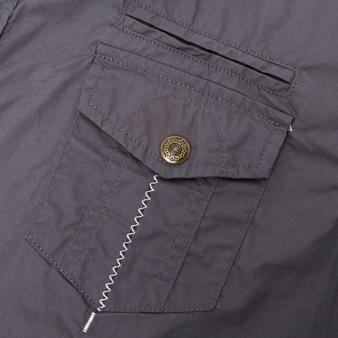 Camicia da lavoro da uomo in stile militare moderno per attività all'aperto. - image 8