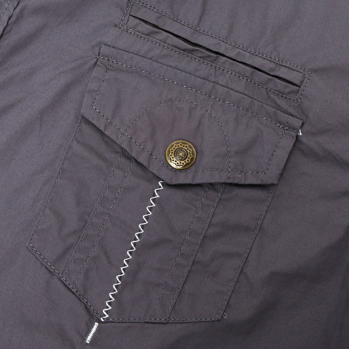 Camicia da lavoro da uomo in stile militare moderno per attività all'aperto. - image 8