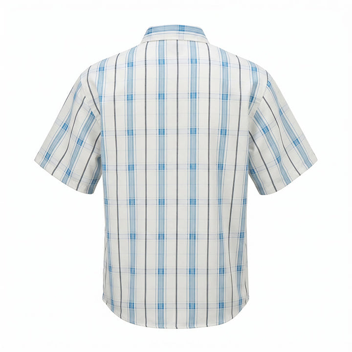 Camicia classica a righe color crema, ideale per l'ufficio. - image 12