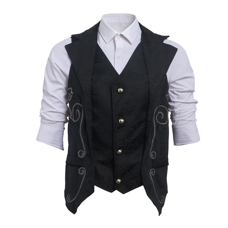 Gilet da uomo in stile corte britannica per abito da festa western - image 8
