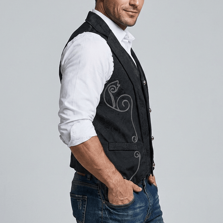 Gilet da uomo in stile corte britannica per abito da festa western - image 3