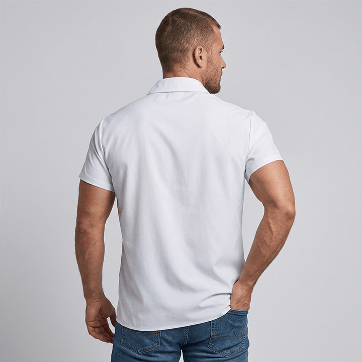 Camicia da uomo vintage western con stampa floreale e bottoni - image 2