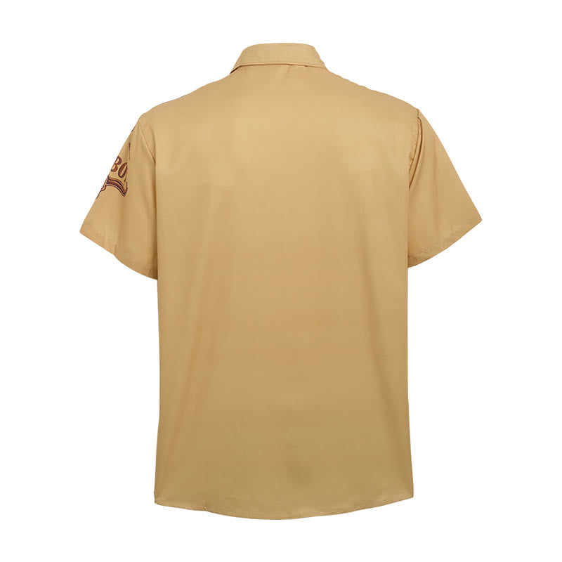 Camicia casual da uomo con motivo western etnico da cowboy - image 10