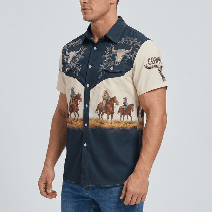 Camicia da uomo Western Rodeo Cowboy Country Music Festival - image 3