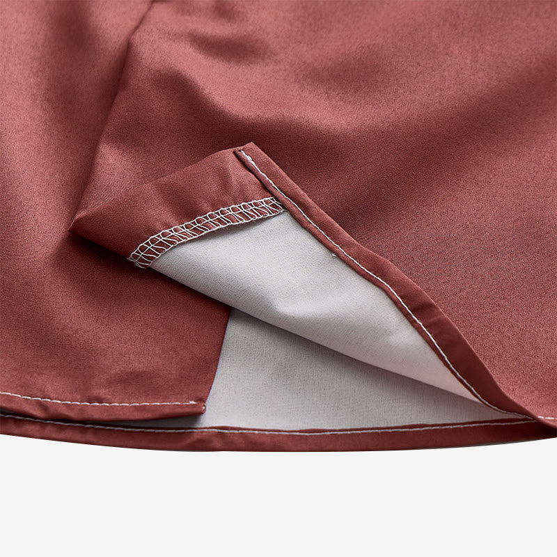 Camicia da uomo bicolore in stile streetwear western da cowboy - image 7