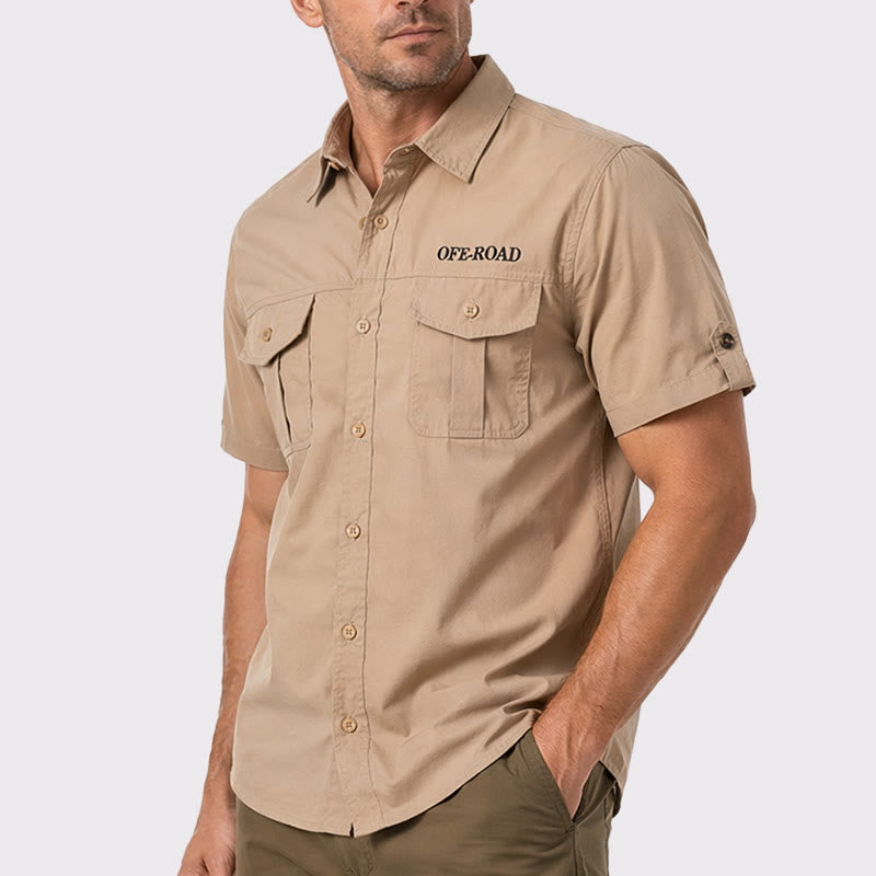 Camicia da lavoro tattica militare da uomo per fuoristrada in cotone - image 3