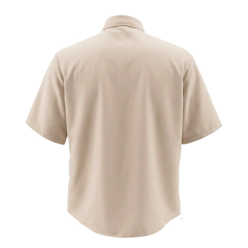 Camicia da lavoro da uomo oversize con cinturino removibile - image 10