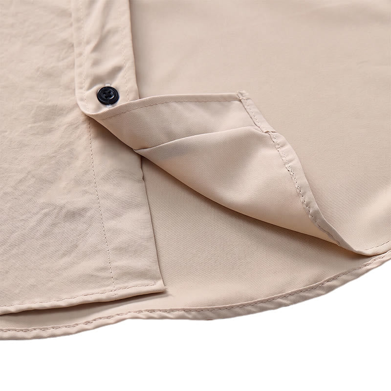 Camicia da lavoro da uomo oversize con cinturino removibile - image 7