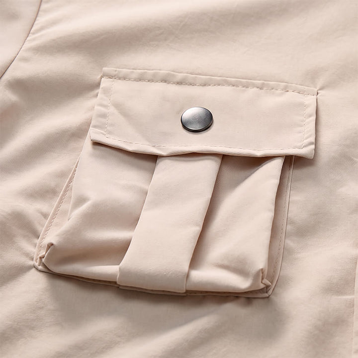 Camicia da lavoro da uomo oversize con cinturino removibile - image 5