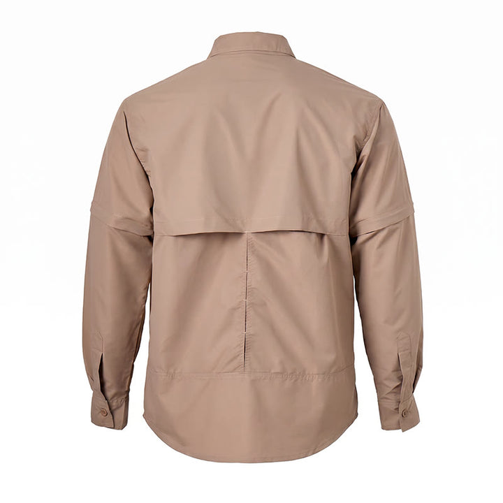 Camicia da lavoro tattica da uomo con maniche rimovibili tramite cerniera - image 13