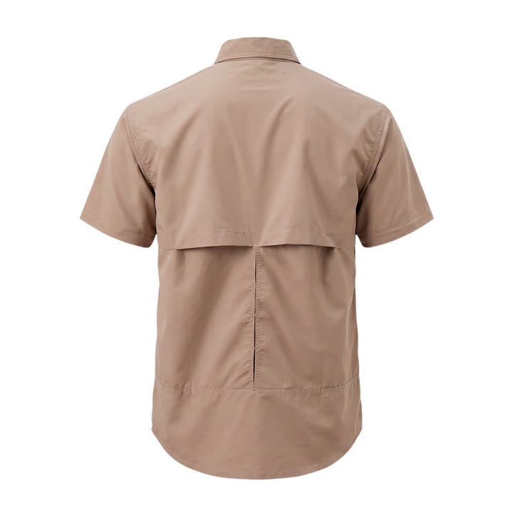 Camicia da lavoro tattica da uomo con maniche rimovibili tramite cerniera - image 15